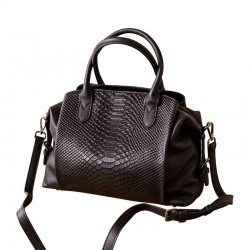  New Fashion Large capacity Women Handbag European Style Genuine Leather Crocodile Pattern Shoulder Bag