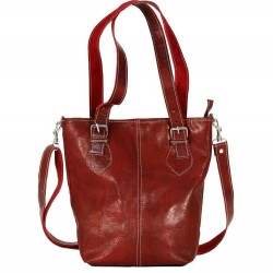 Moroccan soft Leather handbag New arrival dark red handbags with strap Women bags entirely handmade by our moroccan craftsman